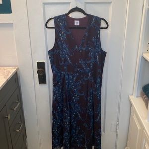 Cabi Size 14 Paisley Treasure Dress Style #3461